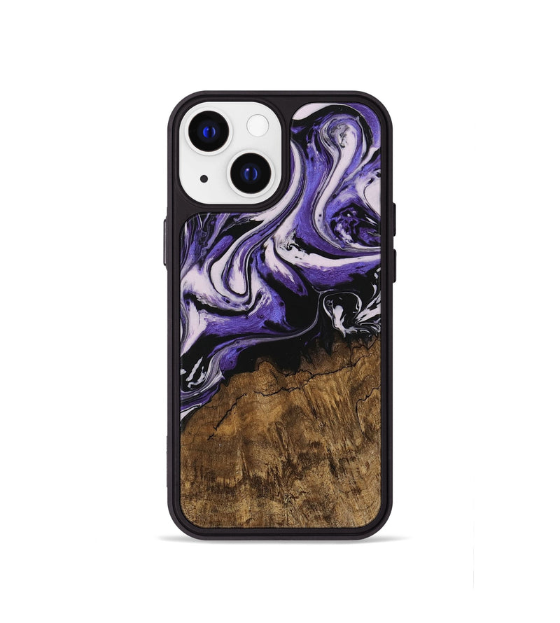 iPhone 13 mini Wood Phone Case - Heino (Purple, 745344)