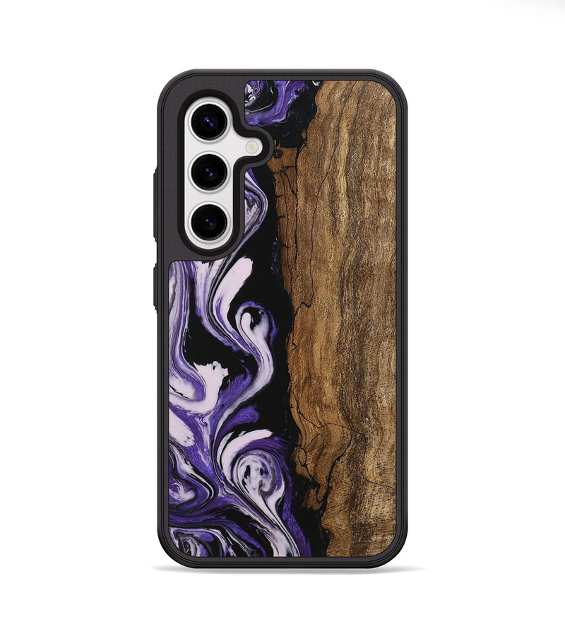 Galaxy S25 Wood Phone Case - Davis (Purple, 745348)