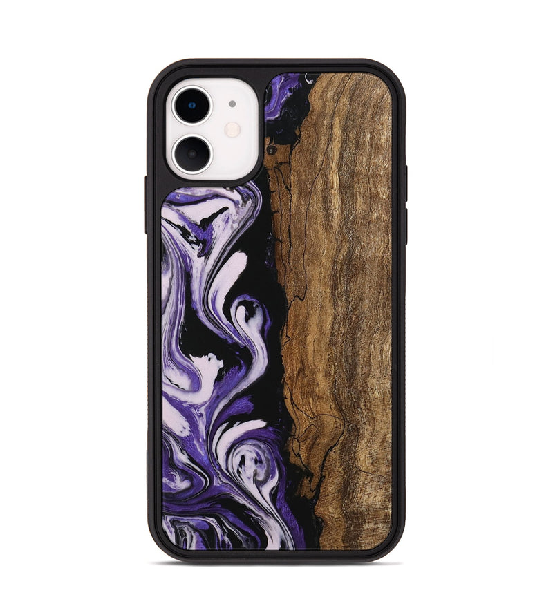 iPhone 11 Wood Phone Case - Davis (Purple, 745348)