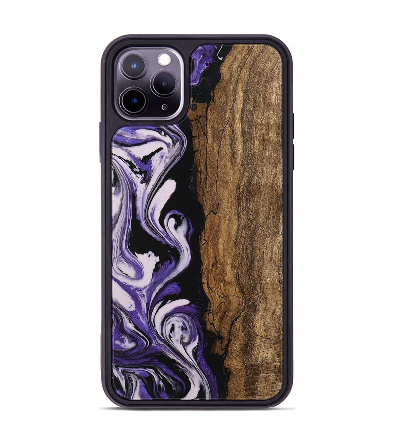 iPhone 11 Pro Max Wood Phone Case - Davis (Purple, 745348)