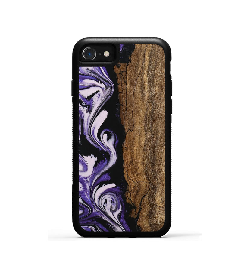 iPhone SE Wood Phone Case - Davis (Purple, 745348)