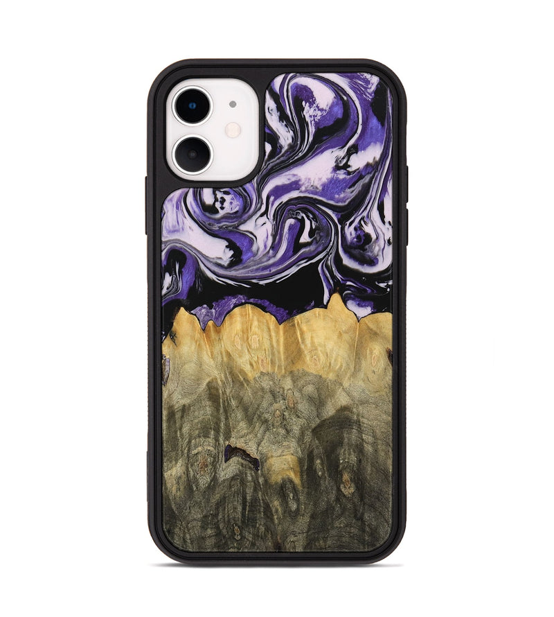 iPhone 11 Wood Phone Case - Renard (Purple, 745353)