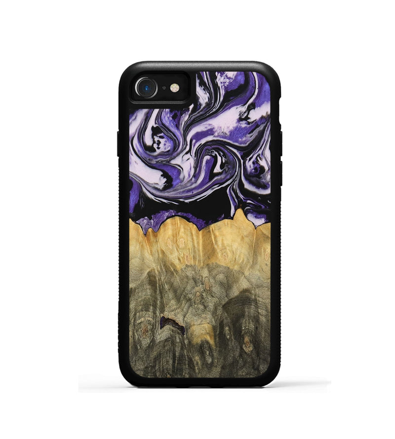 iPhone SE Wood Phone Case - Renard (Purple, 745353)