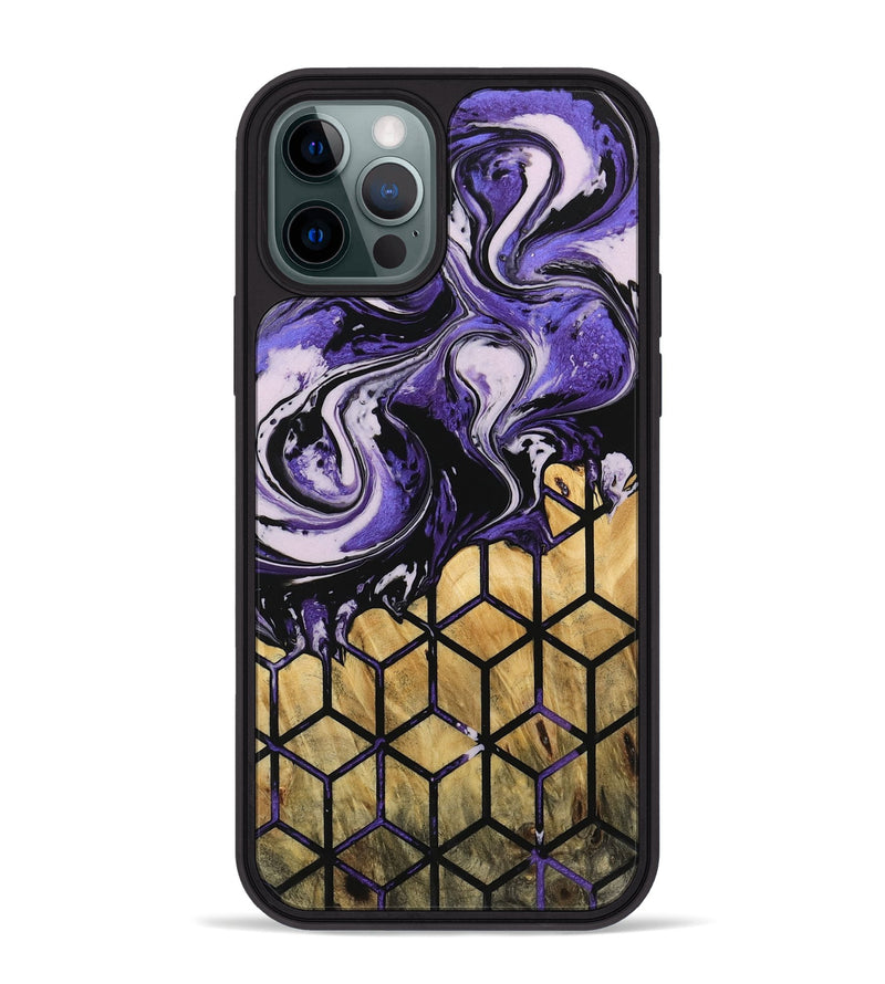 iPhone 12 Pro Max Wood Phone Case - Pleas (Pattern, 745354)