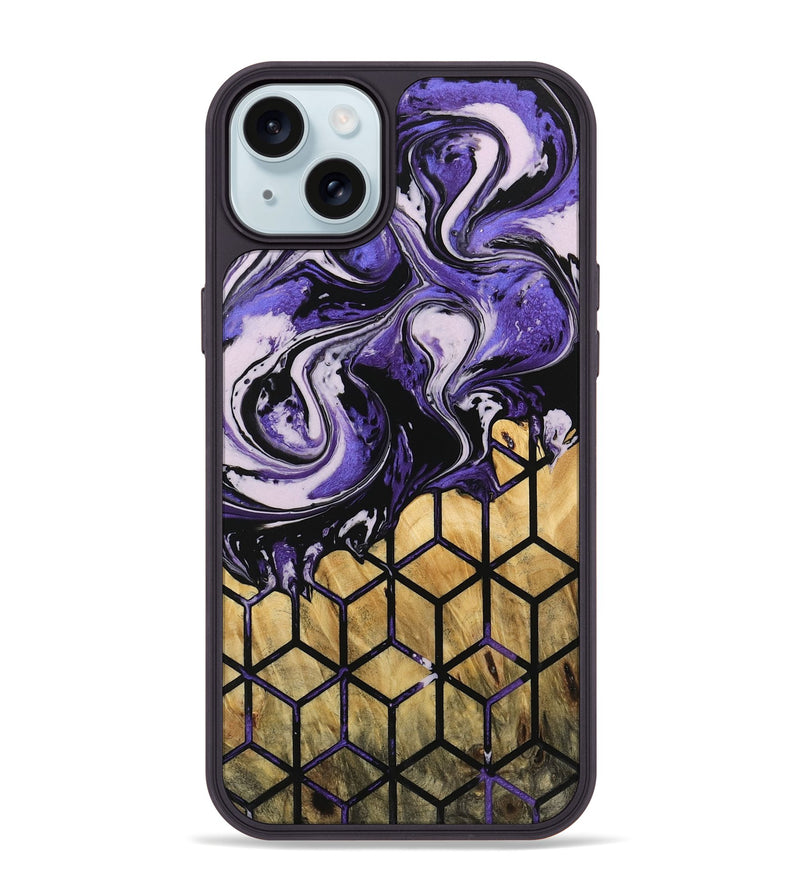 iPhone 15 Plus Wood Phone Case - Pleas (Pattern, 745354)