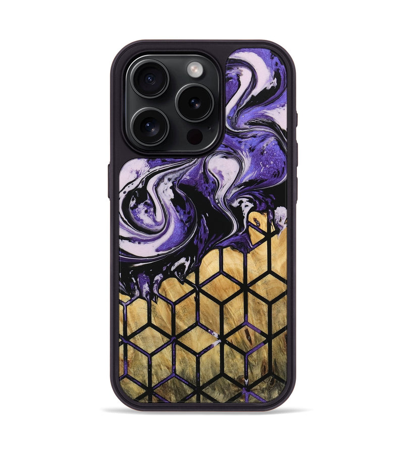 iPhone 15 Pro Wood Phone Case - Pleas (Pattern, 745354)