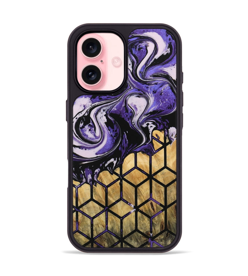 iPhone 16 Wood Phone Case - Pleas (Pattern, 745354)