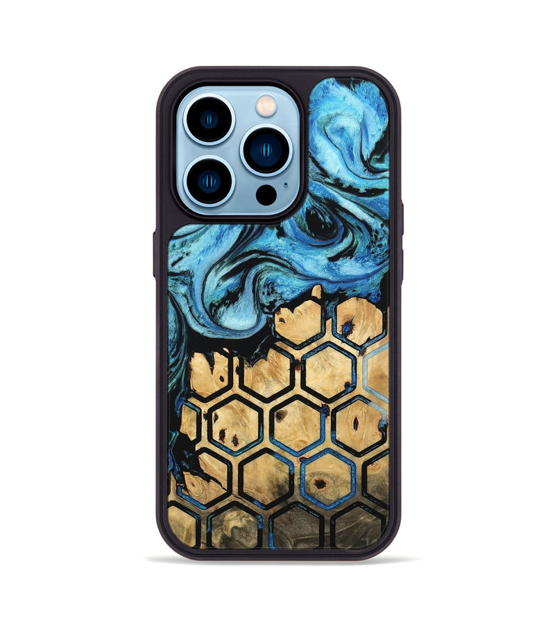 iPhone 14 Pro Wood Phone Case - Vick (Pattern, 745356)