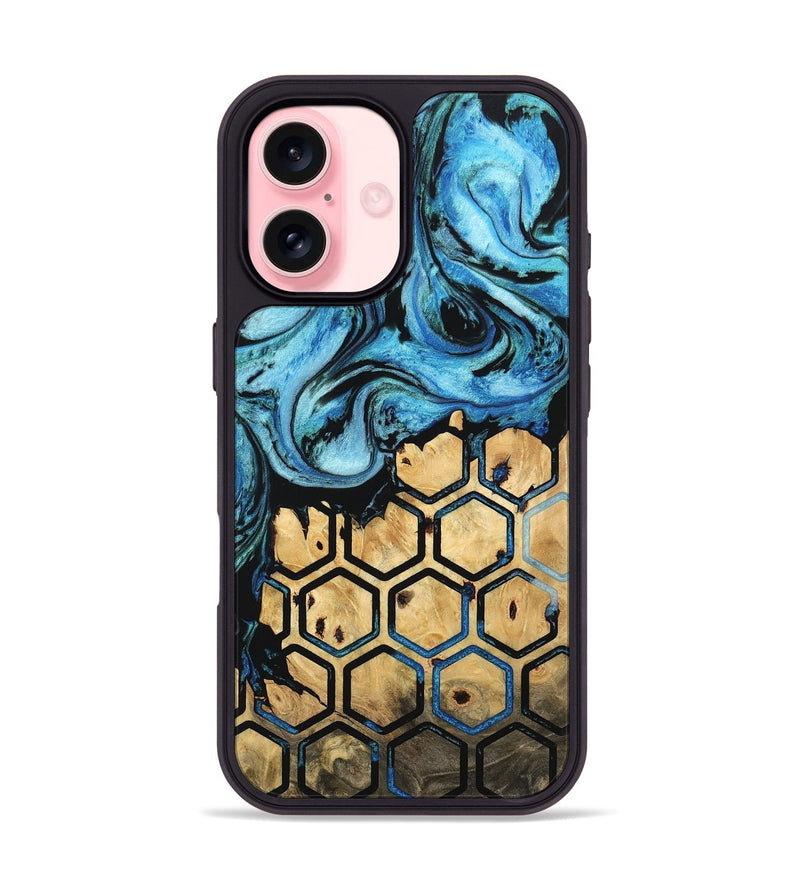 iPhone 16 Wood Phone Case - Vick (Pattern, 745356)