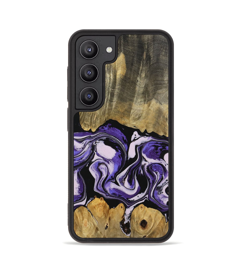 Galaxy S23 Wood Phone Case - Rillie (Purple, 745364)