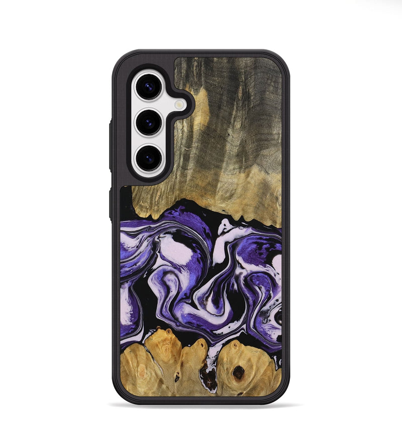 Galaxy S25 Wood Phone Case - Rillie (Purple, 745364)