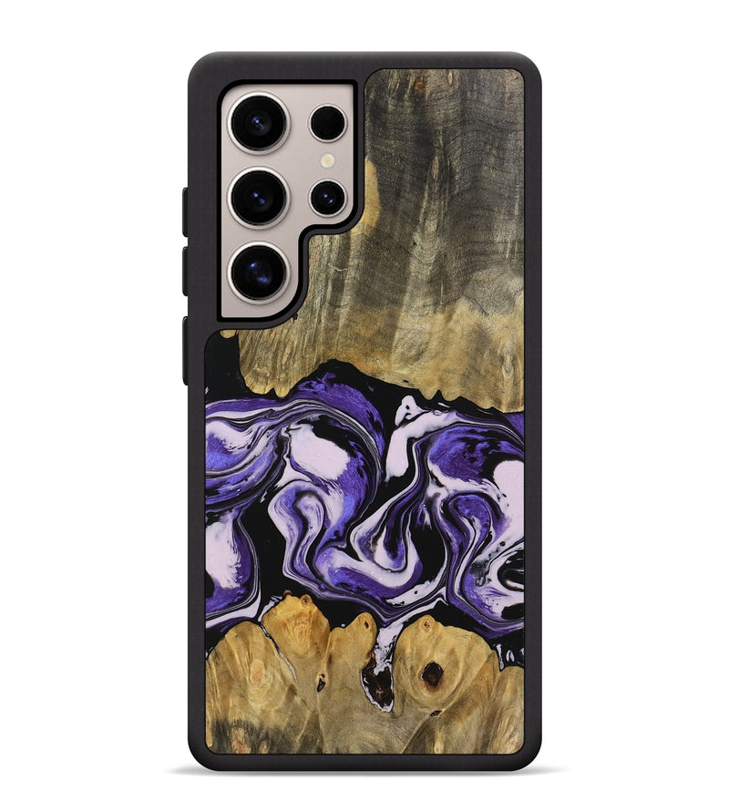 Galaxy S25 Ultra Wood Phone Case - Rillie (Purple, 745364)