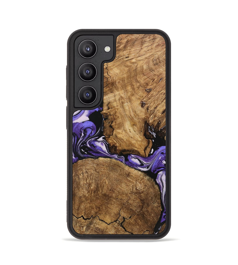 Galaxy S23 Wood Phone Case - Deniece (Purple, 745365)