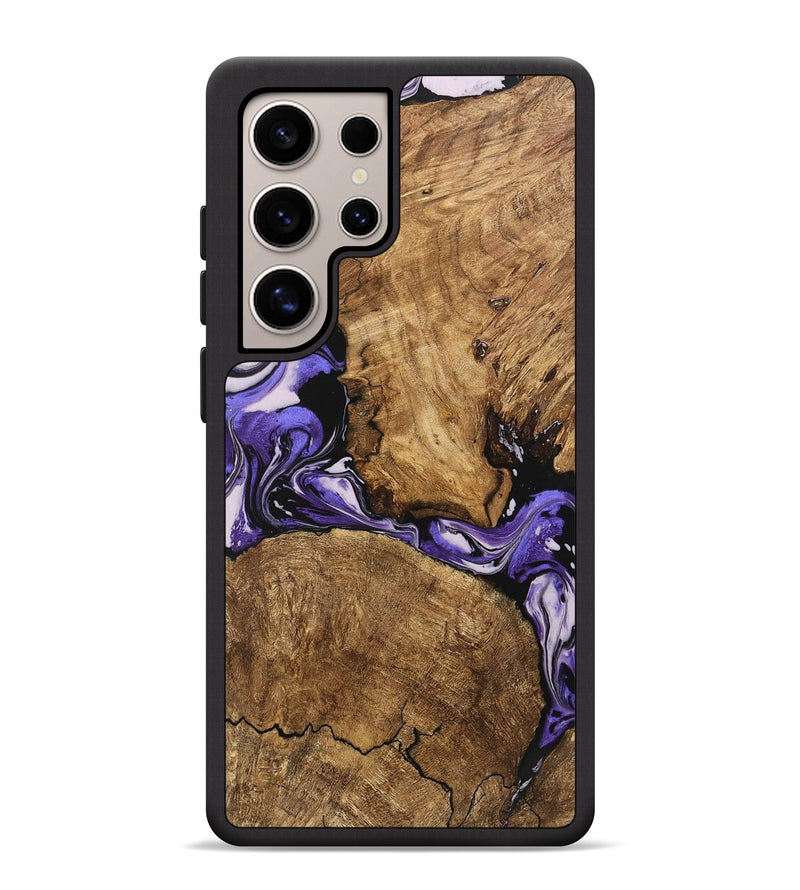 Galaxy S25 Ultra Wood Phone Case - Deniece (Purple, 745365)