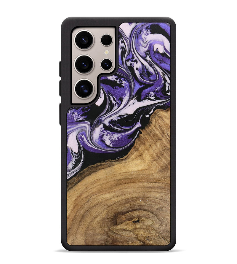 Galaxy S25 Ultra Wood Phone Case - Thomas (Purple, 745368)