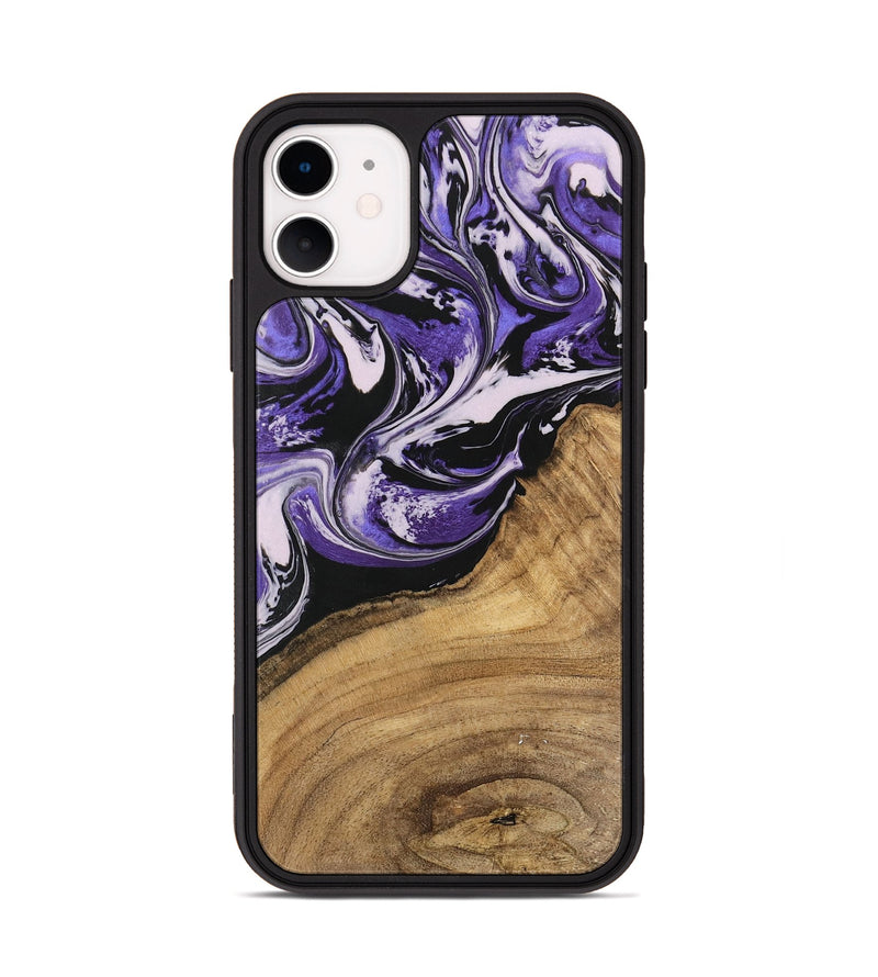 iPhone 11 Wood Phone Case - Thomas (Purple, 745368)