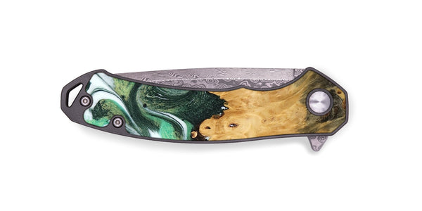 EDC Wood Pocket Knife - Blas (Green, 745374)