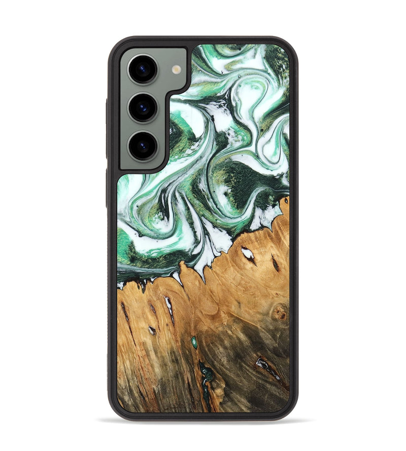 Galaxy S23 Plus Wood Phone Case - Bobby (Green, 745376)