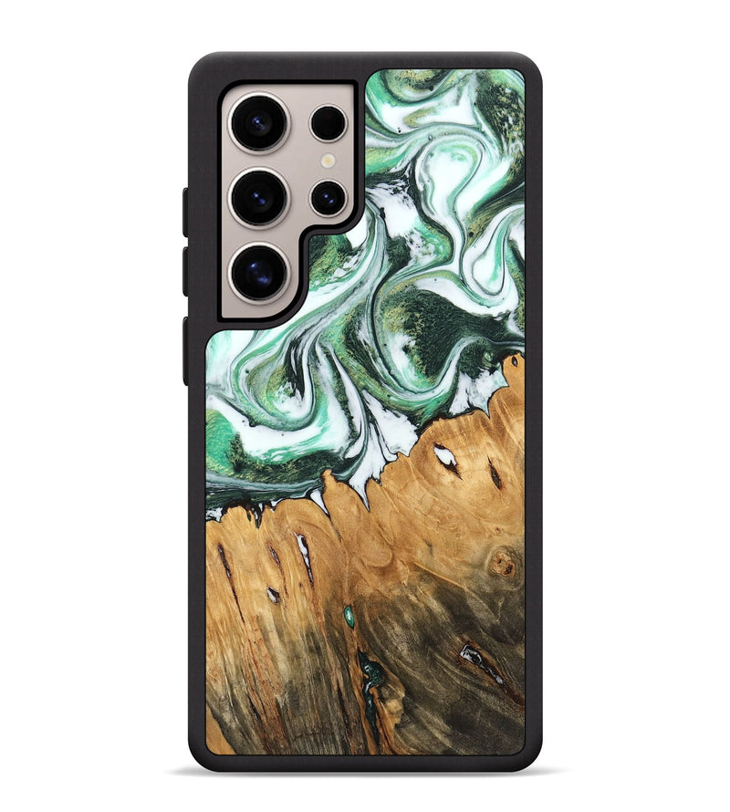 Galaxy S25 Ultra Wood Phone Case - Bobby (Green, 745376)