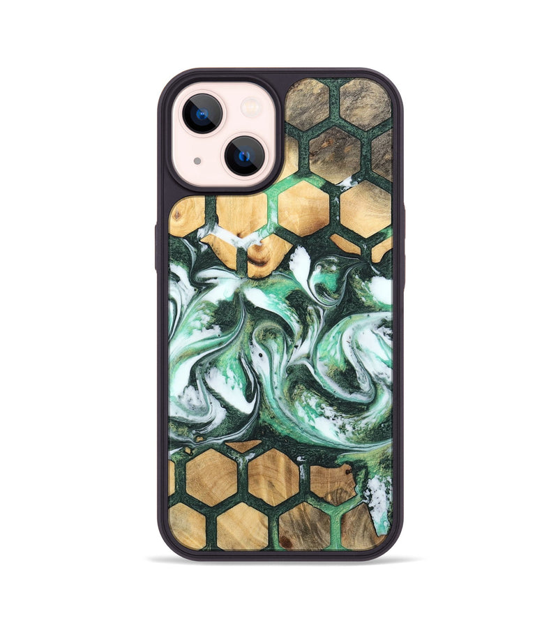 iPhone 14 Wood Phone Case - Tevin (Pattern, 745377)