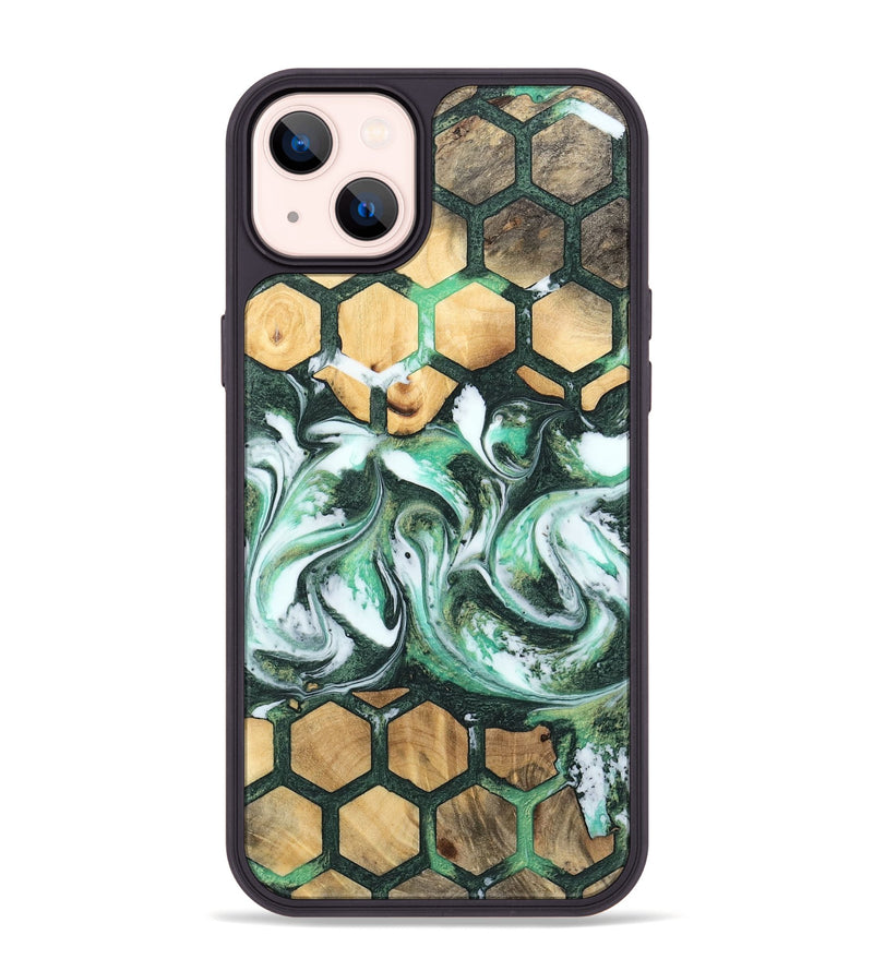 iPhone 14 Plus Wood Phone Case - Tevin (Pattern, 745377)