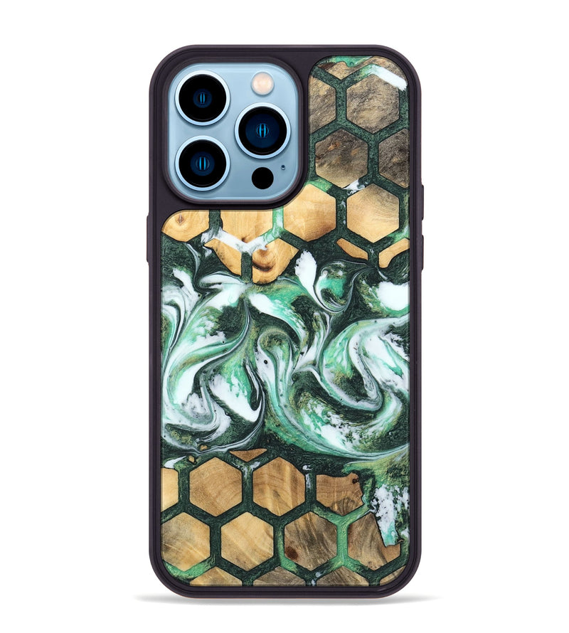 iPhone 14 Pro Max Wood Phone Case - Tevin (Pattern, 745377)