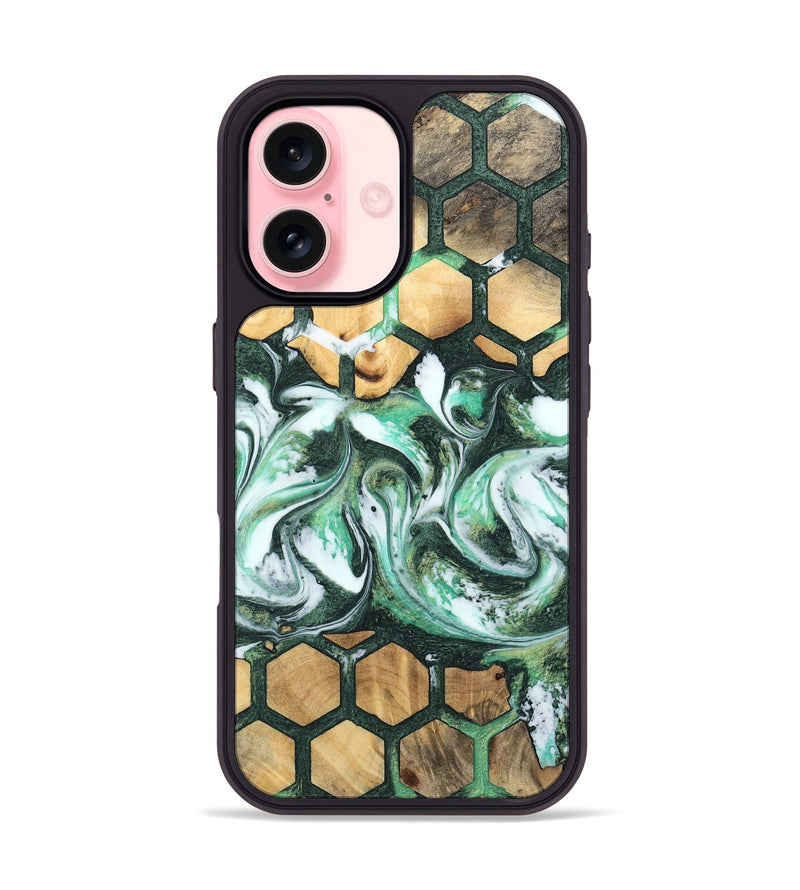 iPhone 16 Wood Phone Case - Tevin (Pattern, 745377)