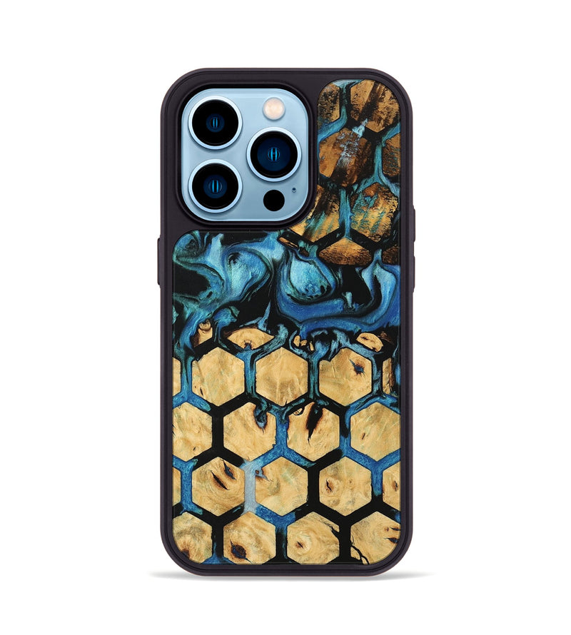 iPhone 14 Pro Wood Phone Case - Lara (Pattern, 745383)