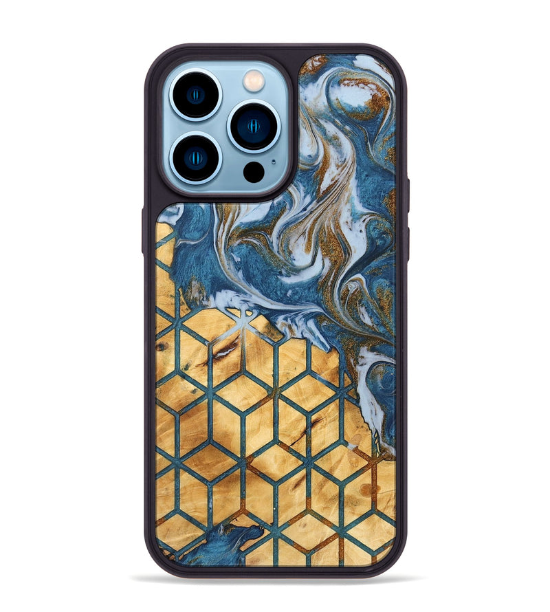 iPhone 14 Pro Max Wood Phone Case - Marques (Pattern, 745385)