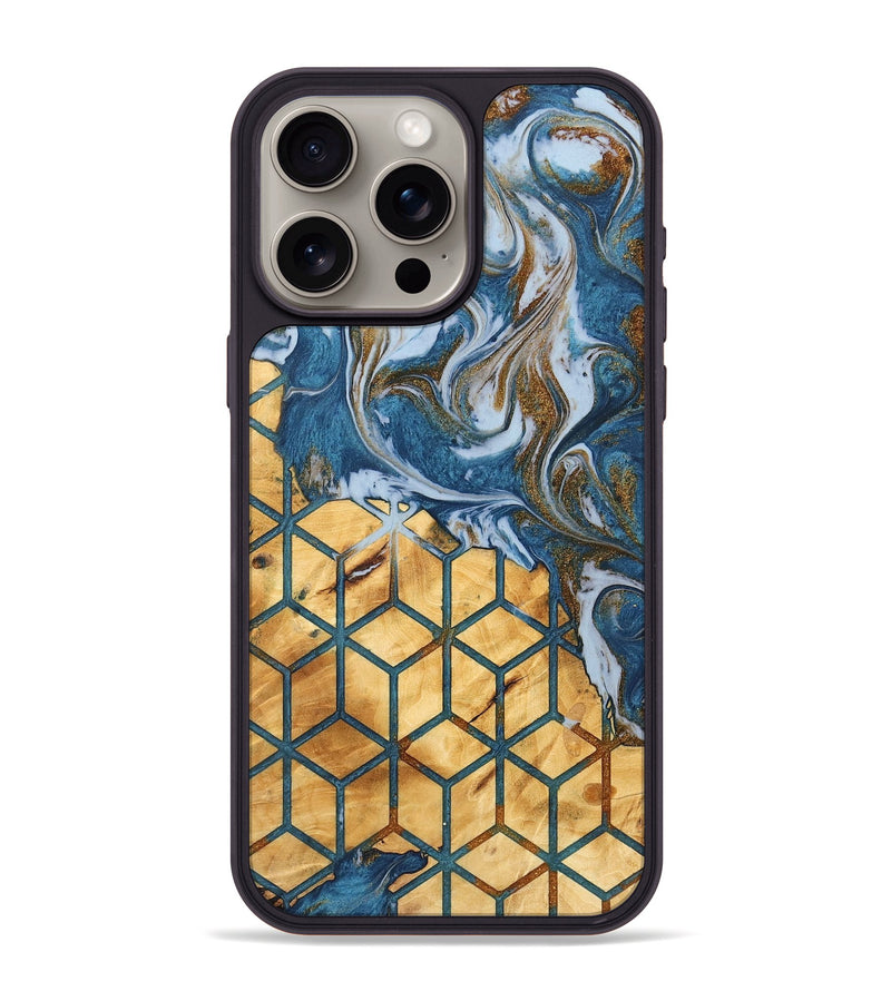 iPhone 15 Pro Max Wood Phone Case - Marques (Pattern, 745385)