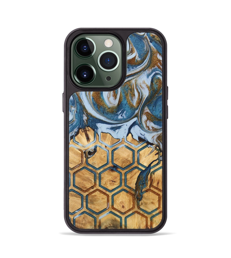 iPhone 13 Pro Wood Phone Case - Myrtie (Pattern, 745386)