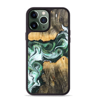 iPhone 13 Pro Max Wood Phone Case - Gilmer (Green, 745389)