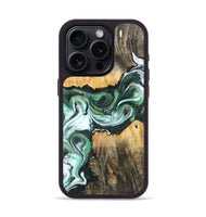 iPhone 15 Pro Wood Phone Case - Gilmer (Green, 745389)