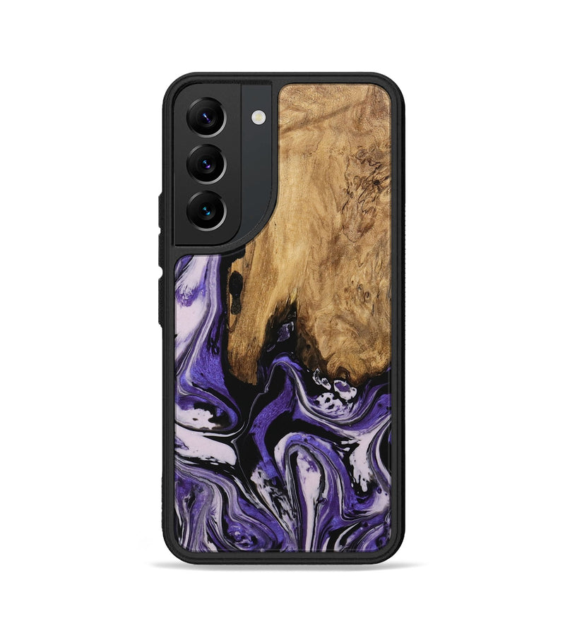 Galaxy S22 Wood Phone Case - Ransom (Purple, 745393)