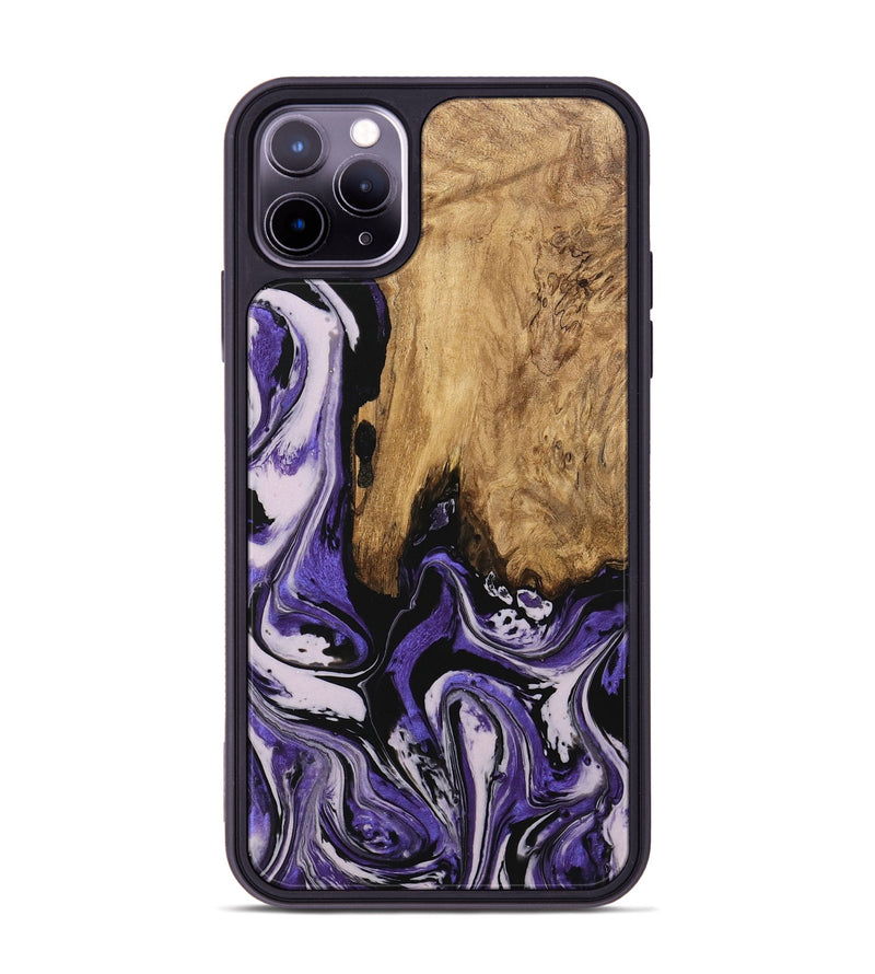 iPhone 11 Pro Max Wood Phone Case - Ransom (Purple, 745393)