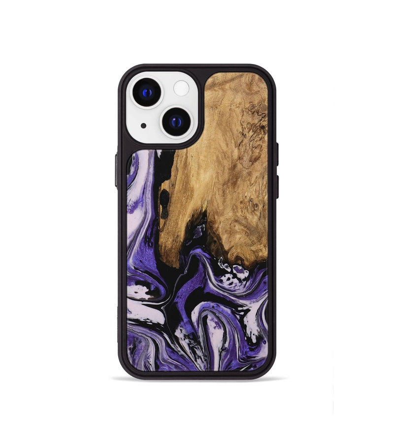 iPhone 13 mini Wood Phone Case - Ransom (Purple, 745393)