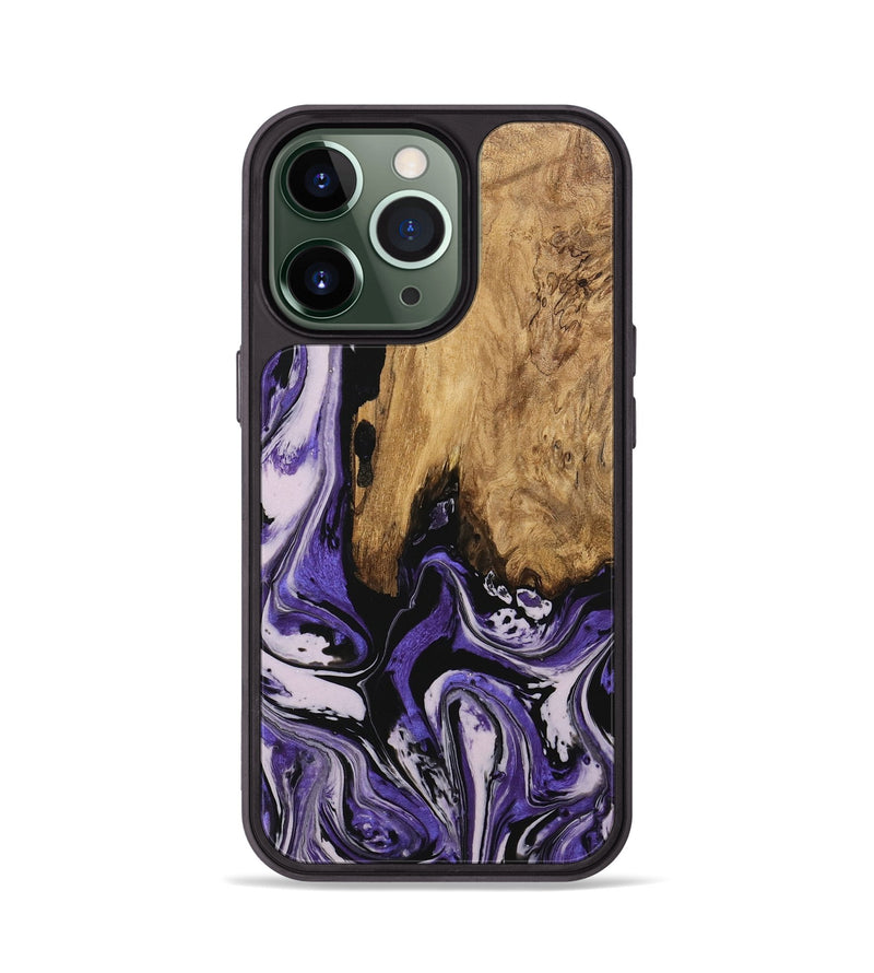 iPhone 13 Pro Wood Phone Case - Ransom (Purple, 745393)