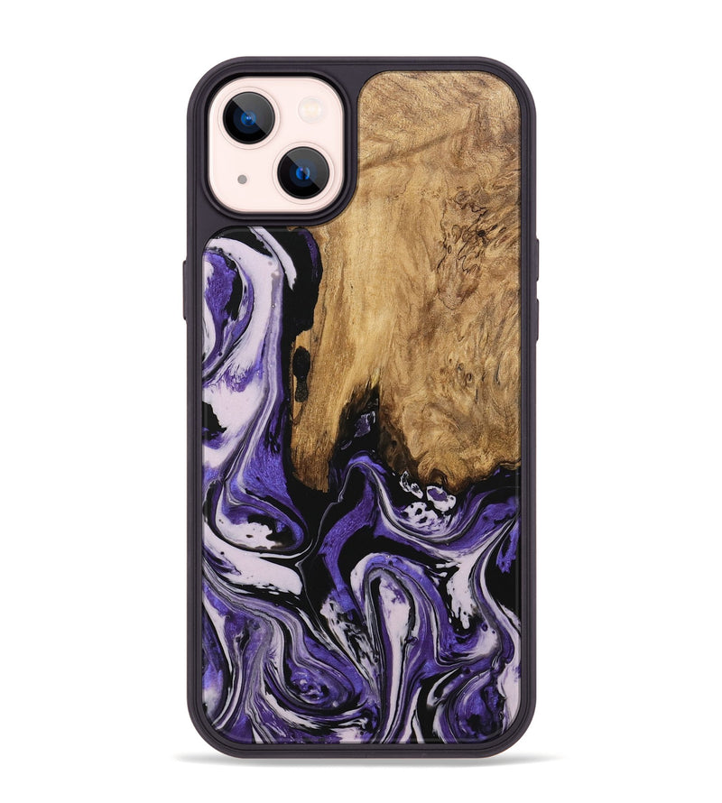 iPhone 14 Plus Wood Phone Case - Ransom (Purple, 745393)