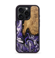 iPhone 16 Pro Wood Phone Case - Ransom (Purple, 745393)