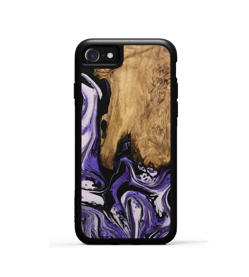 iPhone SE Wood Phone Case - Ransom (Purple, 745393)