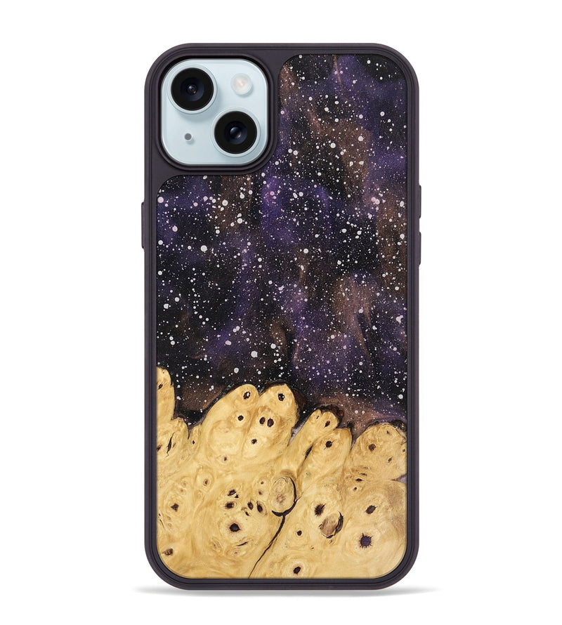 iPhone 15 Plus Wood Phone Case - Fleur (Cosmos, 745405)