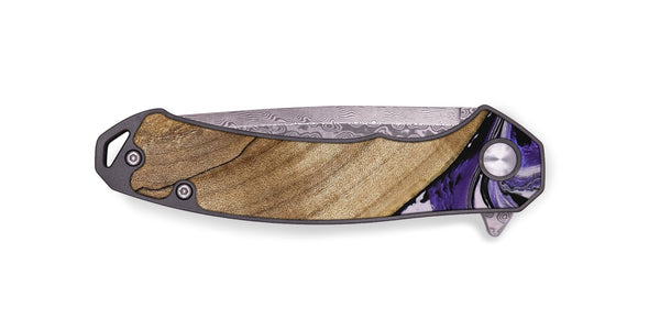 EDC Wood Pocket Knife - Daren (Purple, 745440)