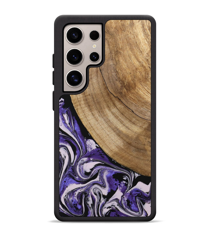 Galaxy S25 Ultra Wood Phone Case - Daren (Purple, 745440)