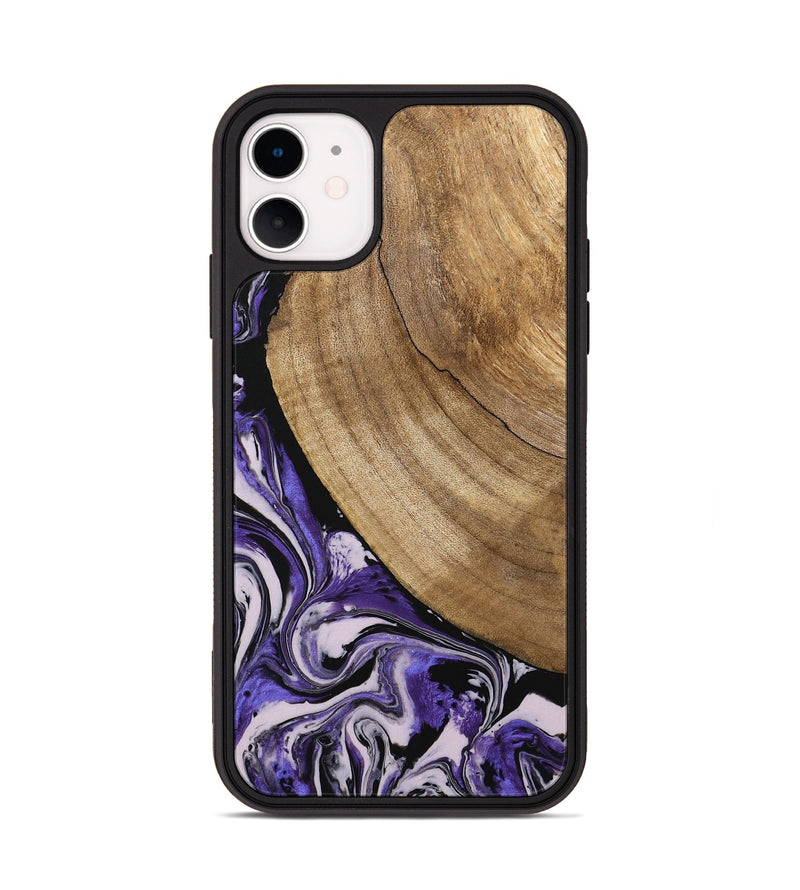 iPhone 11 Wood Phone Case - Daren (Purple, 745440)