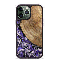 iPhone 13 Pro Max Wood Phone Case - Daren (Purple, 745440)