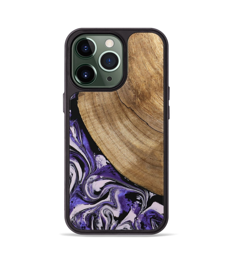 iPhone 13 Pro Wood Phone Case - Daren (Purple, 745440)