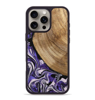 iPhone 16 Pro Max Wood Phone Case - Daren (Purple, 745440)