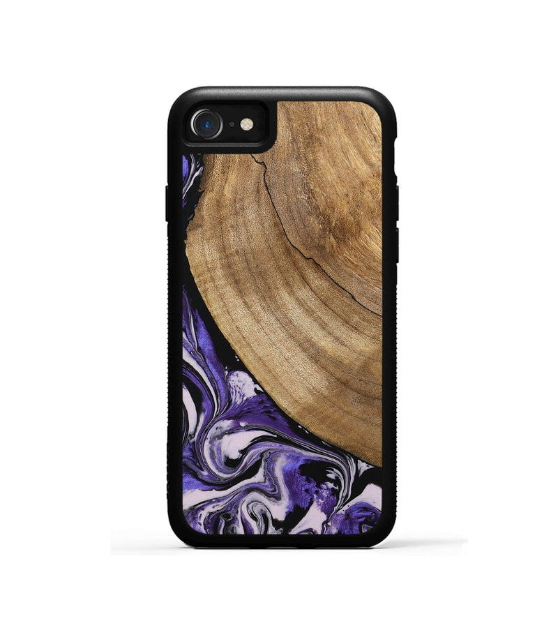 iPhone SE Wood Phone Case - Daren (Purple, 745440)