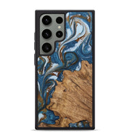 Galaxy S24 Ultra Wood Phone Case - Dodi (Teal & Gold, 745448)