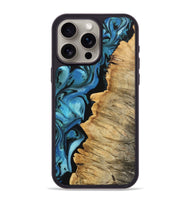 iPhone 15 Pro Max Wood Phone Case - Dory (Blue, 745456)